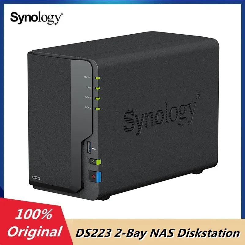  Synology 2  NAS DS223 ũ ̼ Ʈũ, DDR4 丮   ÷ Ŭ (ũ), 2GB